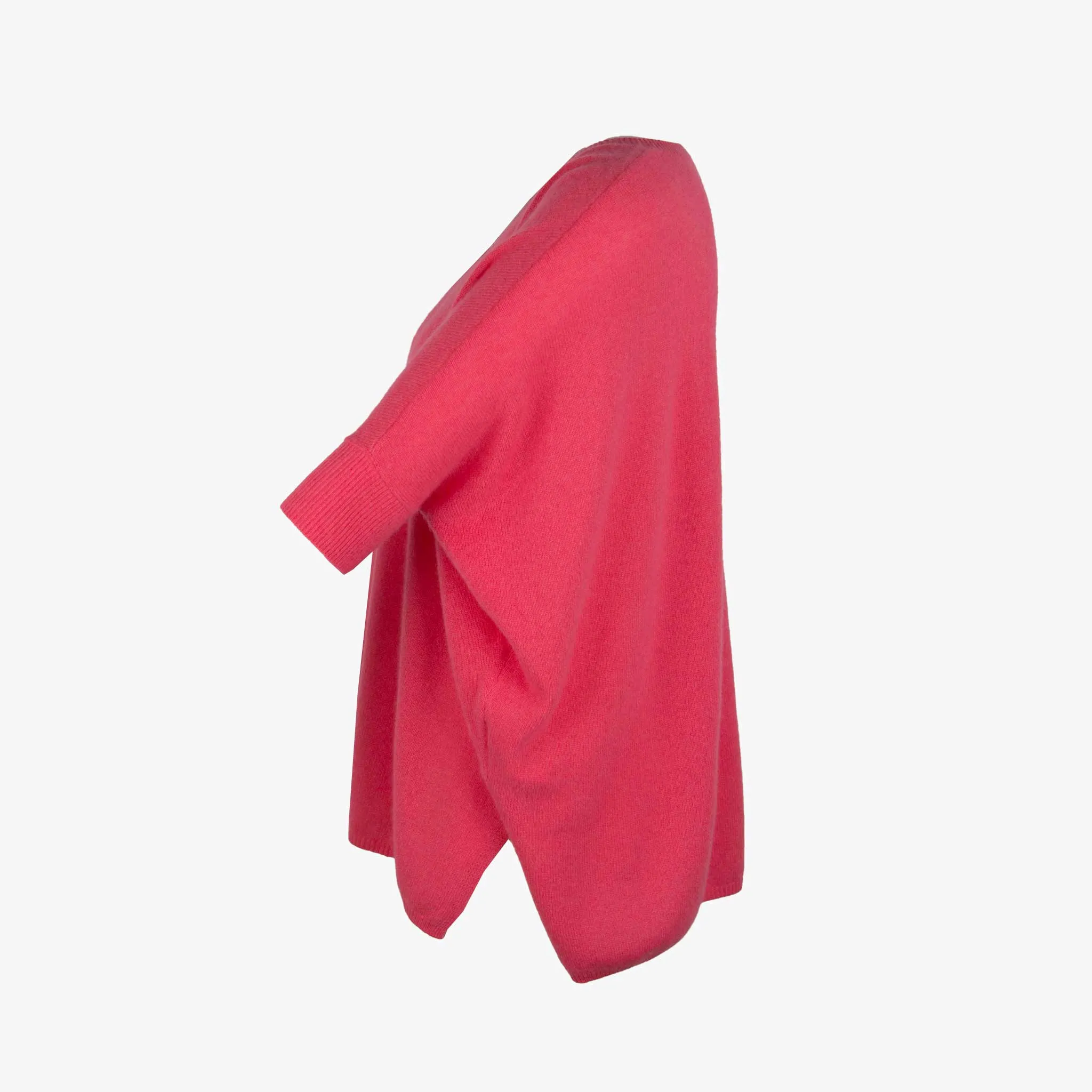 1/2 V-Poncho-Pulli
