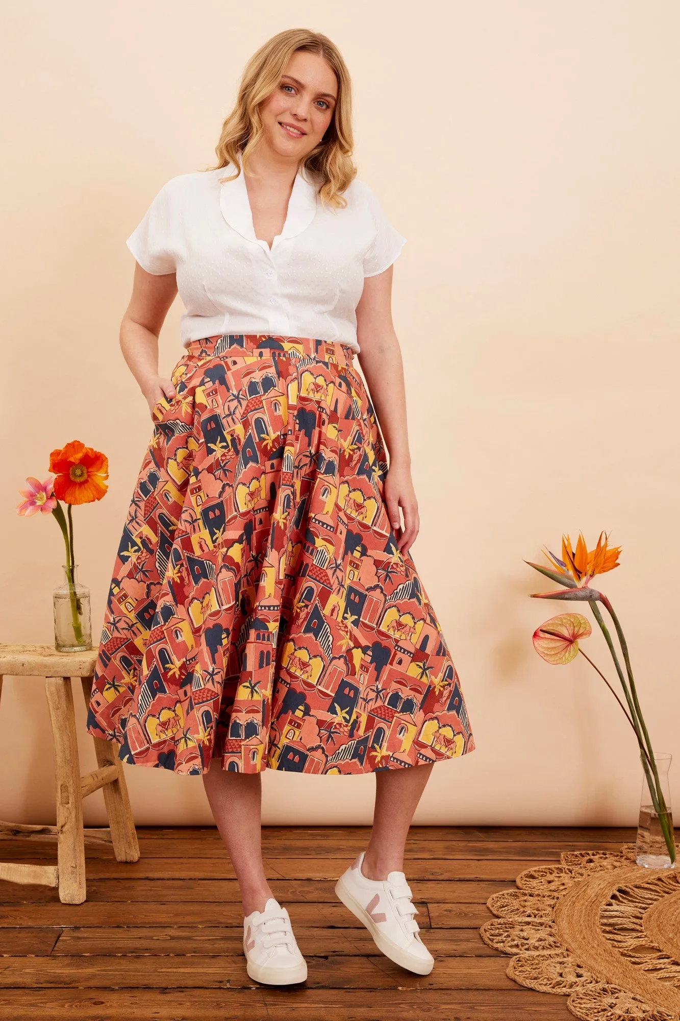 Amber City Sandy Skirt by Emily and Fin