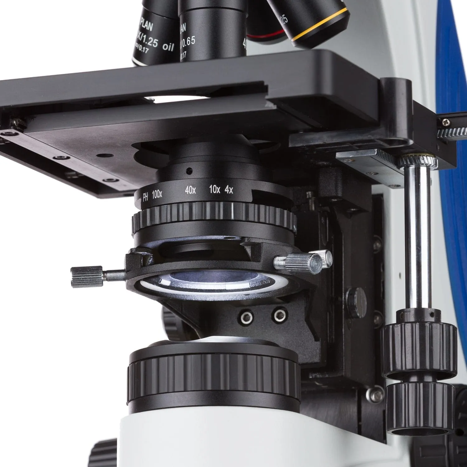 AmScope T610 Series Plan Infinity Kohler Laboratory Research Grade Trinocular Compound Microscope 40X-2500X Magnification