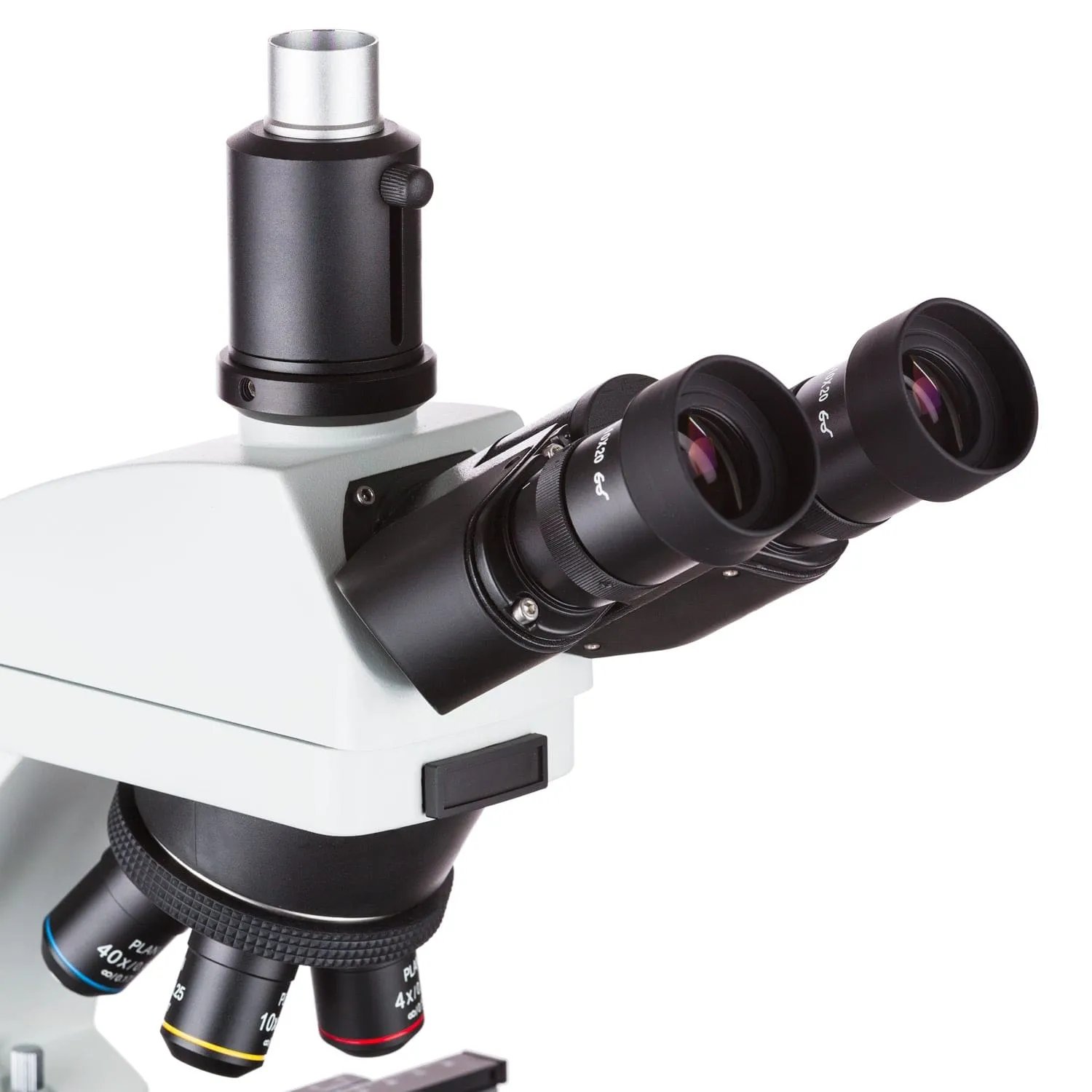 AmScope T610 Series Plan Infinity Kohler Laboratory Research Grade Trinocular Compound Microscope 40X-2500X Magnification