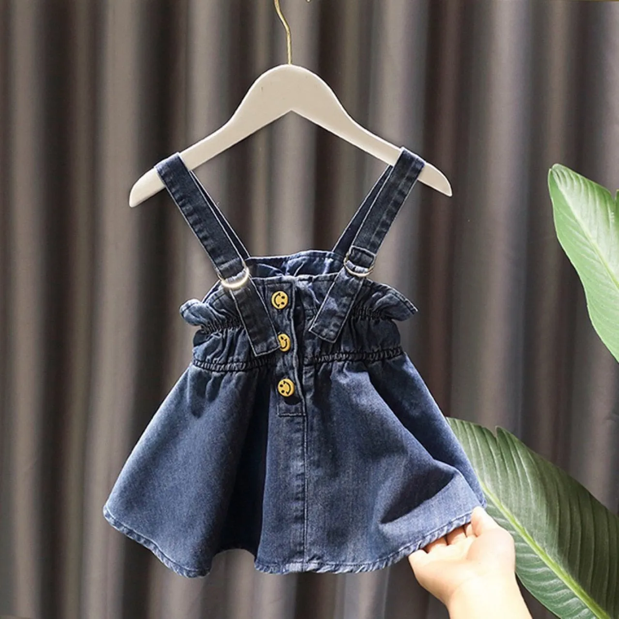Baby Girl Fashion Style Vest Dress Spring Autumn New Infant Children Toddler Denim Skirt   Shirt 2 Piece Sets Toddler Outfits - BTGO8398