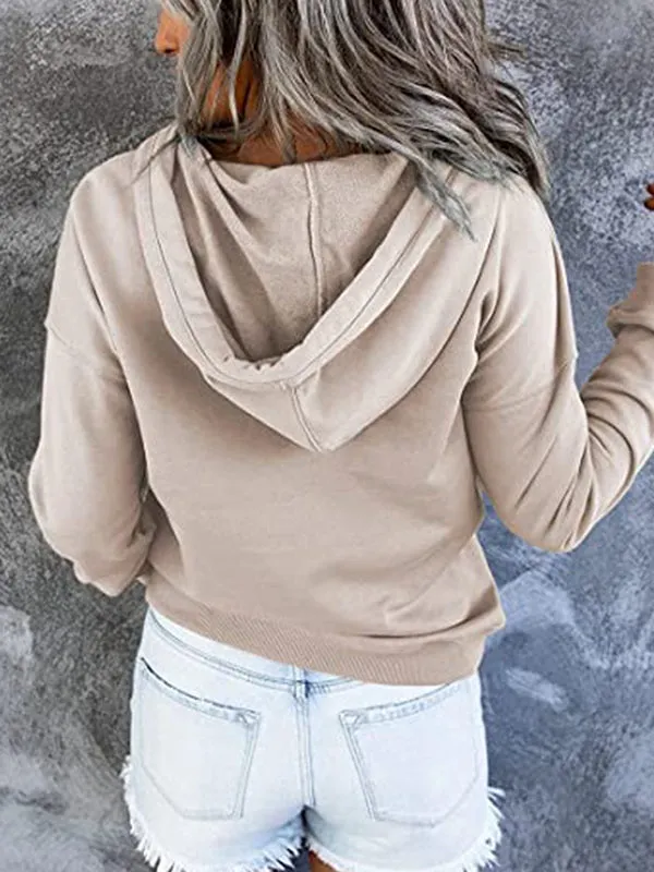 Casual Oversized Long Sleeve Hoodie