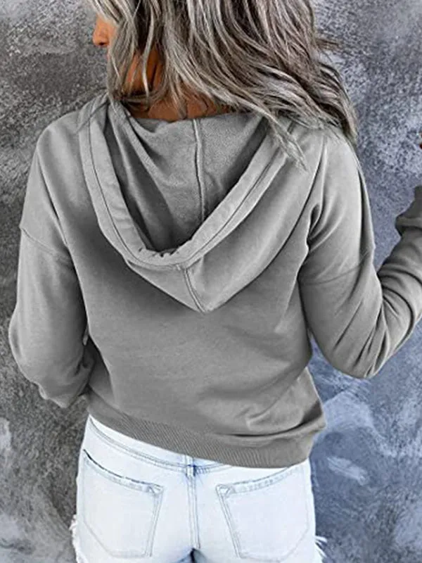 Casual Oversized Long Sleeve Hoodie