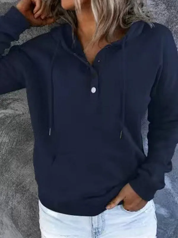Casual Oversized Long Sleeve Hoodie