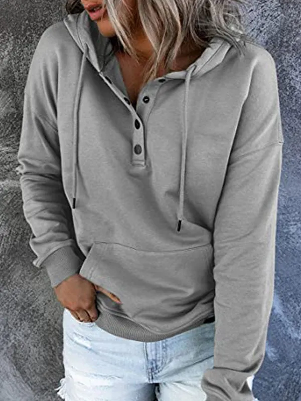 Casual Oversized Long Sleeve Hoodie