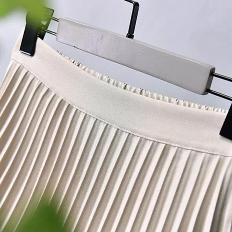 'Constance' Long Pleated Skirt