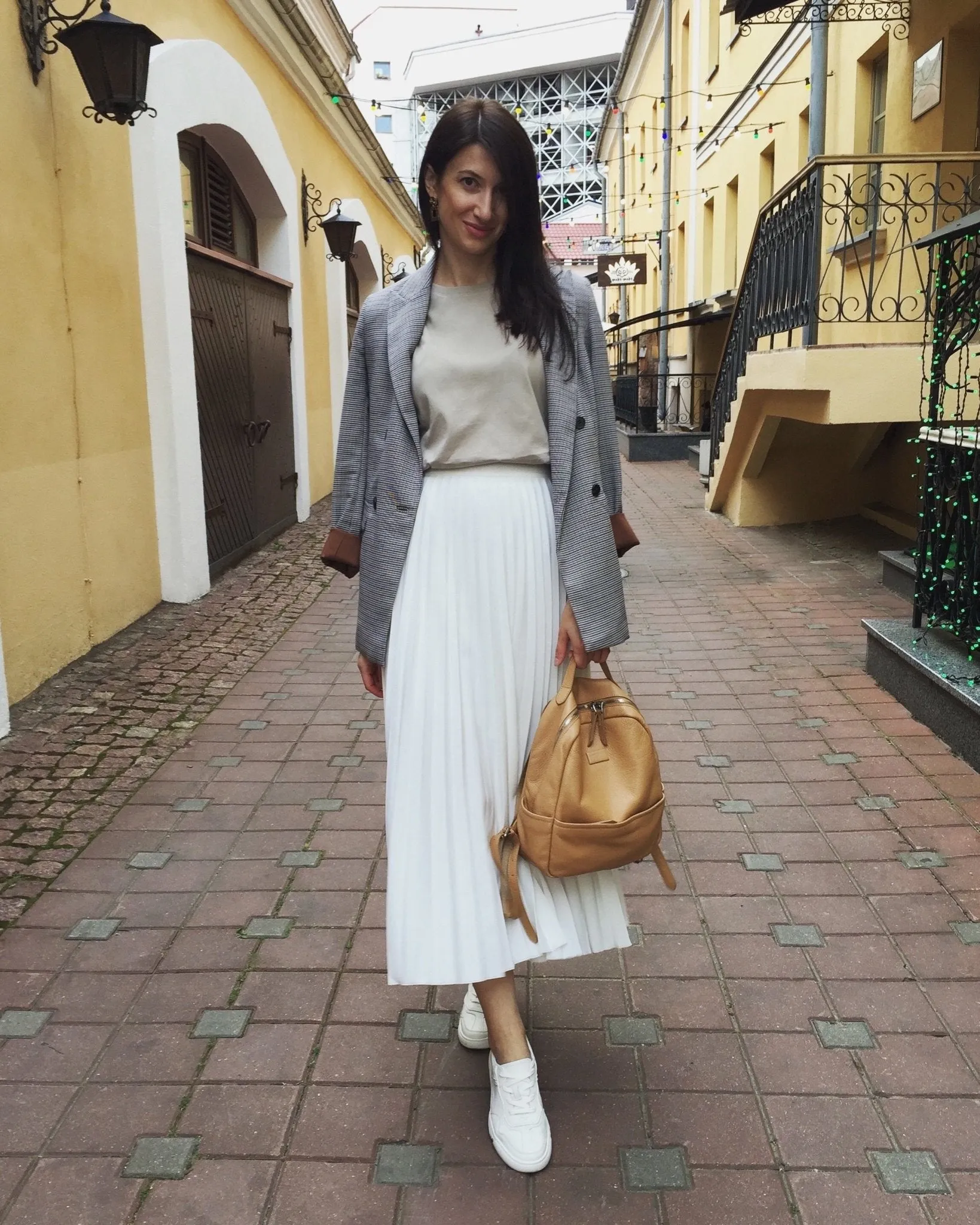'Constance' Long Pleated Skirt
