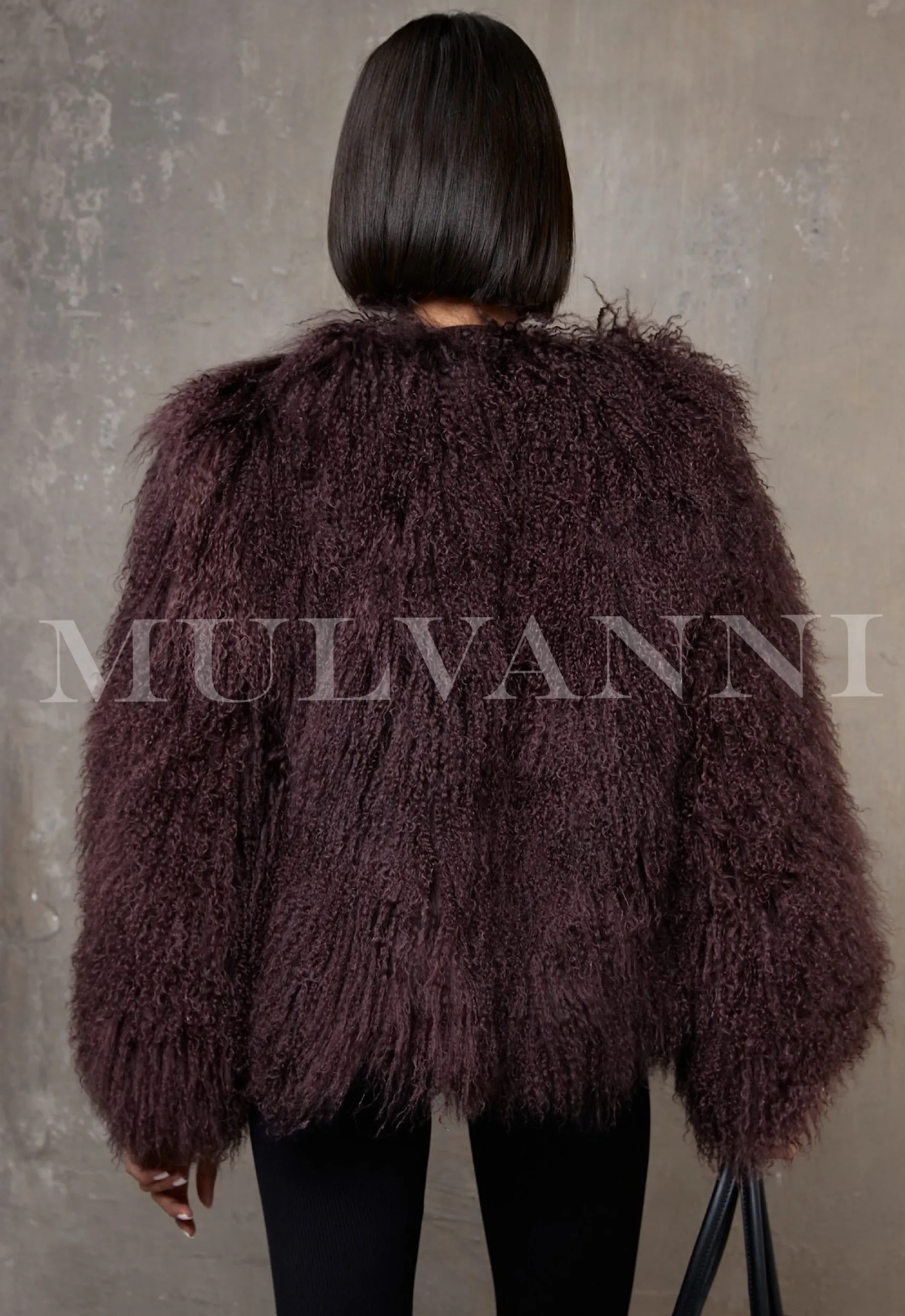 DINA Rouge Brown Mongolian Coat