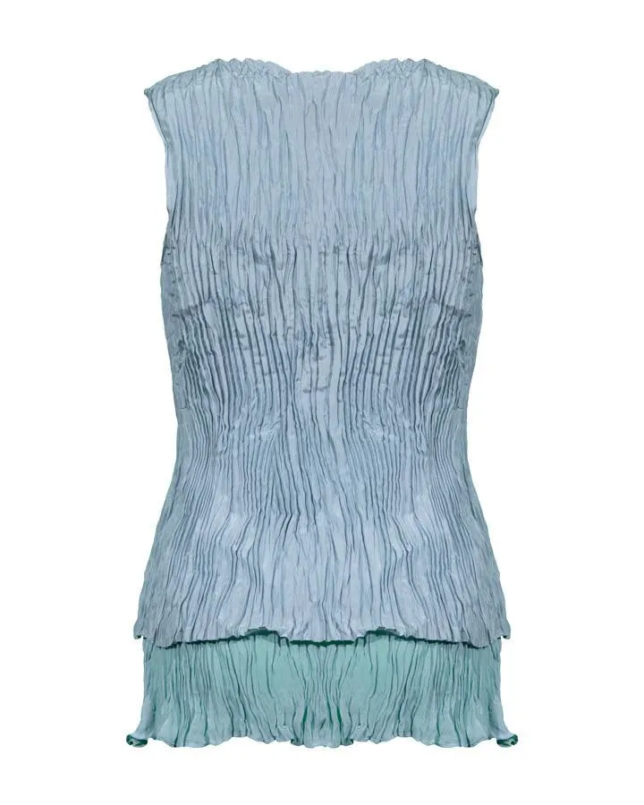 Eileen Fisher Crinkle Ballet Neck Tunic