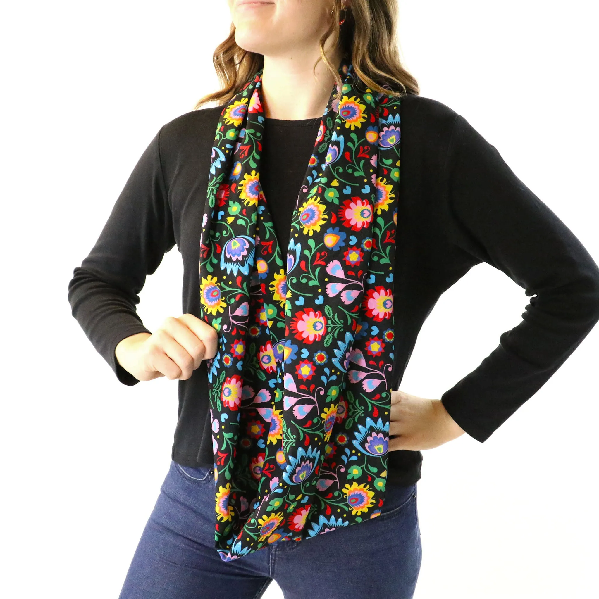 Electric Daisy Infinity Scarf