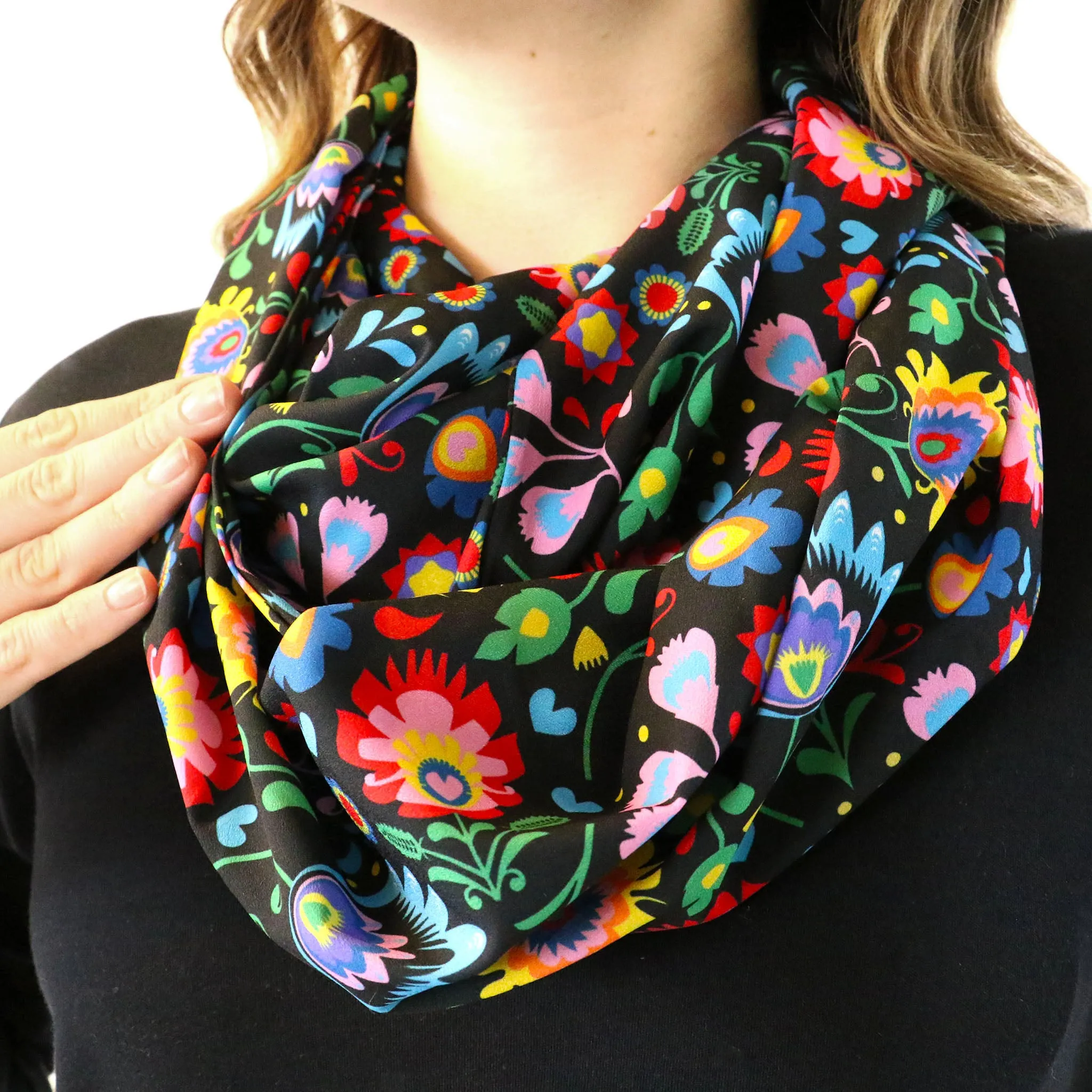 Electric Daisy Infinity Scarf