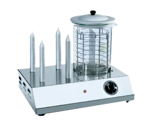 Eurodib HOTDOG Hot Dog Steamer and Bun Warmer for Cooking and Serving
