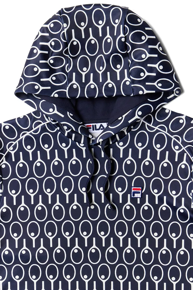 Fila Peacoat Hoodie With Piping Details