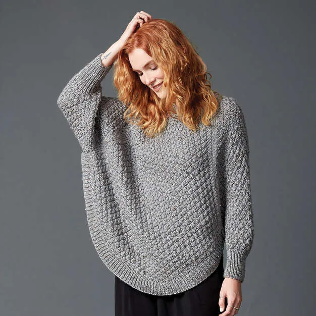 Free Great Curves Knit Poncho Pattern