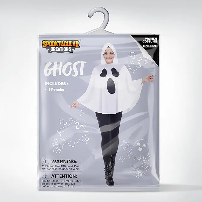 Halloween Women White Ghost Costume