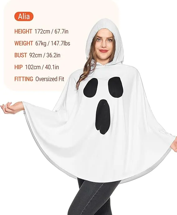 Halloween Women White Ghost Costume
