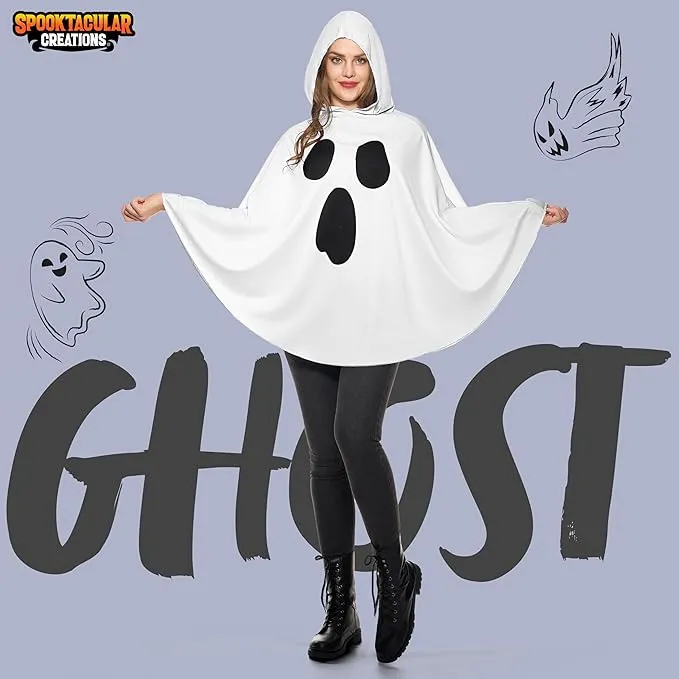 Halloween Women White Ghost Costume