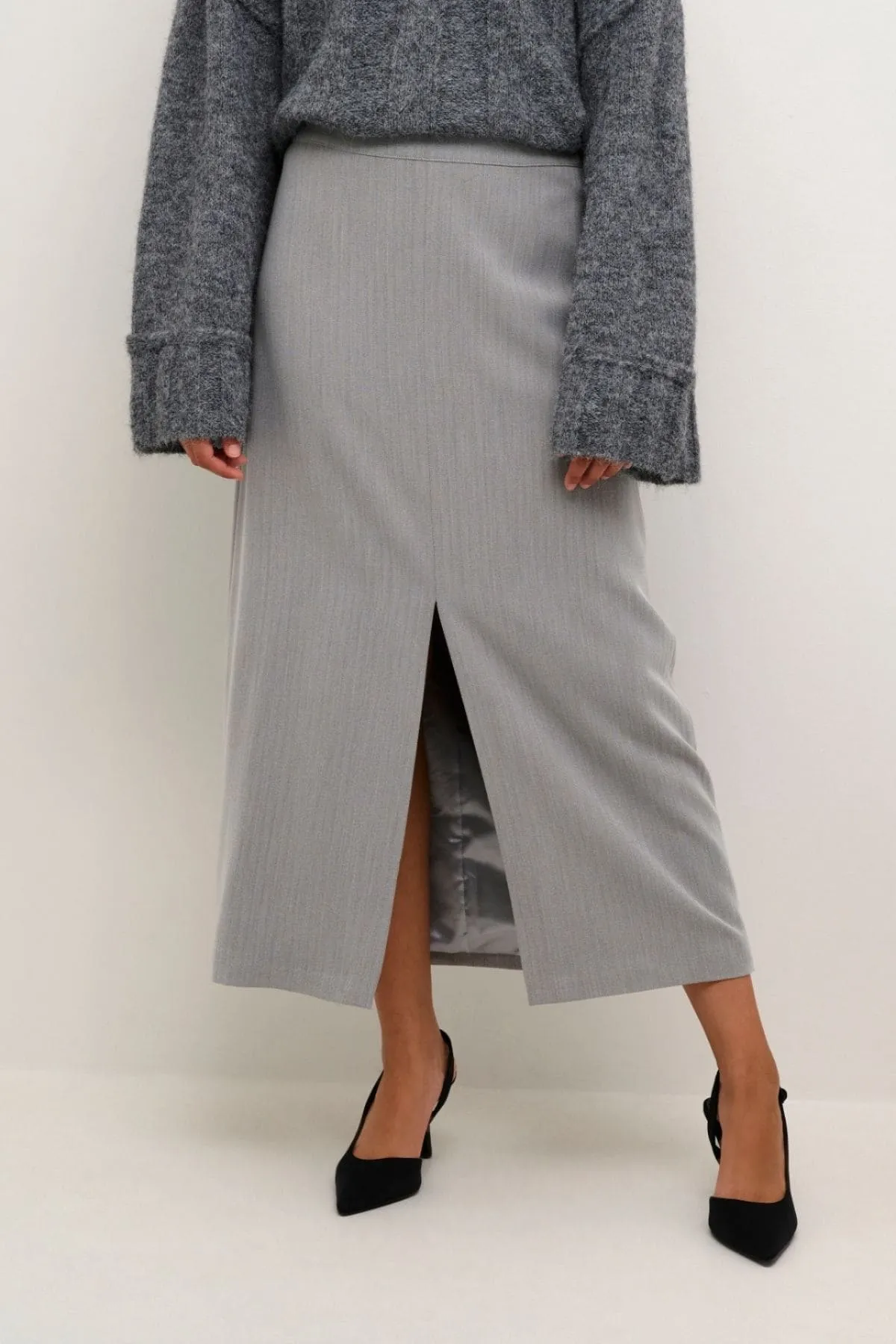 LAVINA SKIRT OPAL GRAY MELANGE