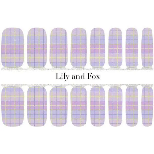 Lily and Fox - Nail Wrap - Cute Check