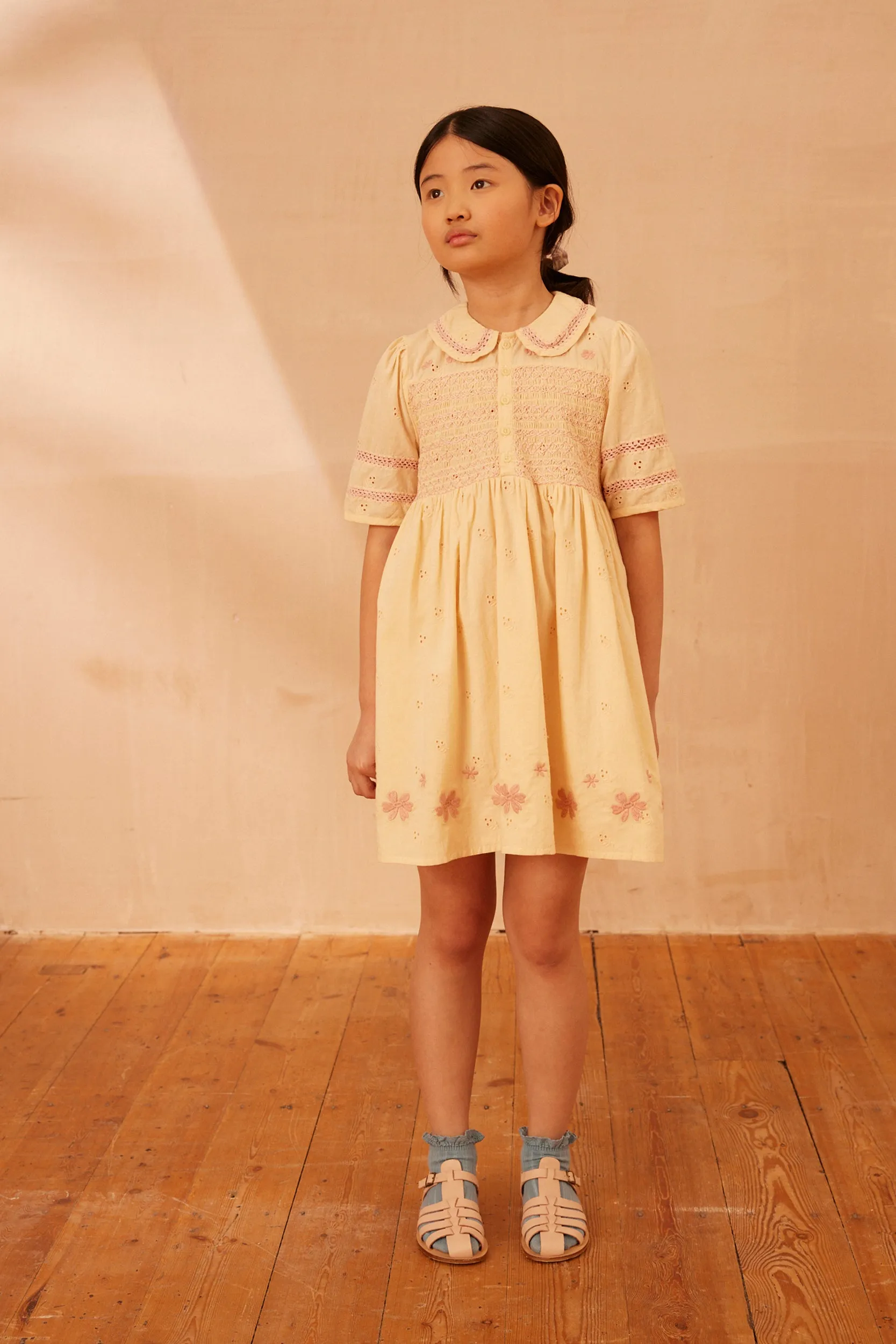 Lucie Dress, Milk Broderie