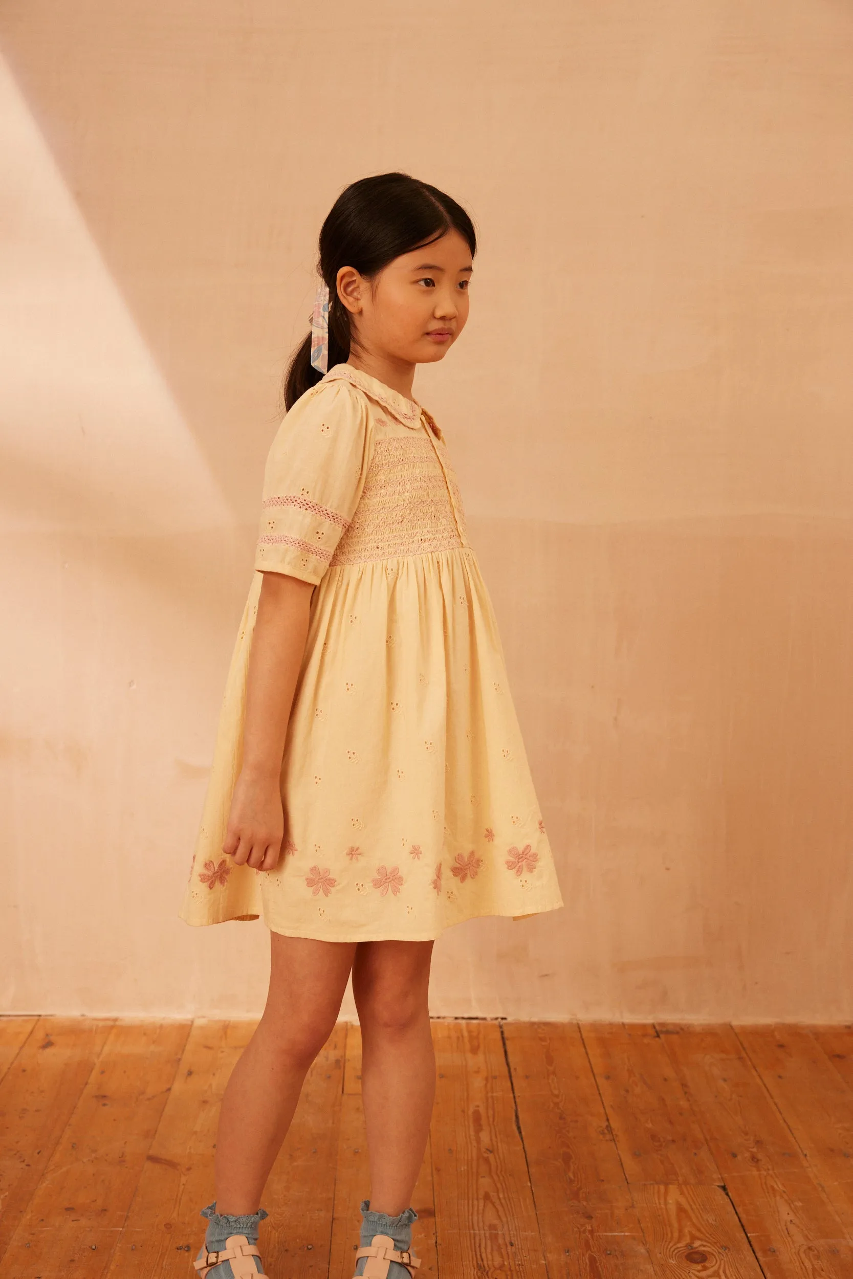 Lucie Dress, Milk Broderie