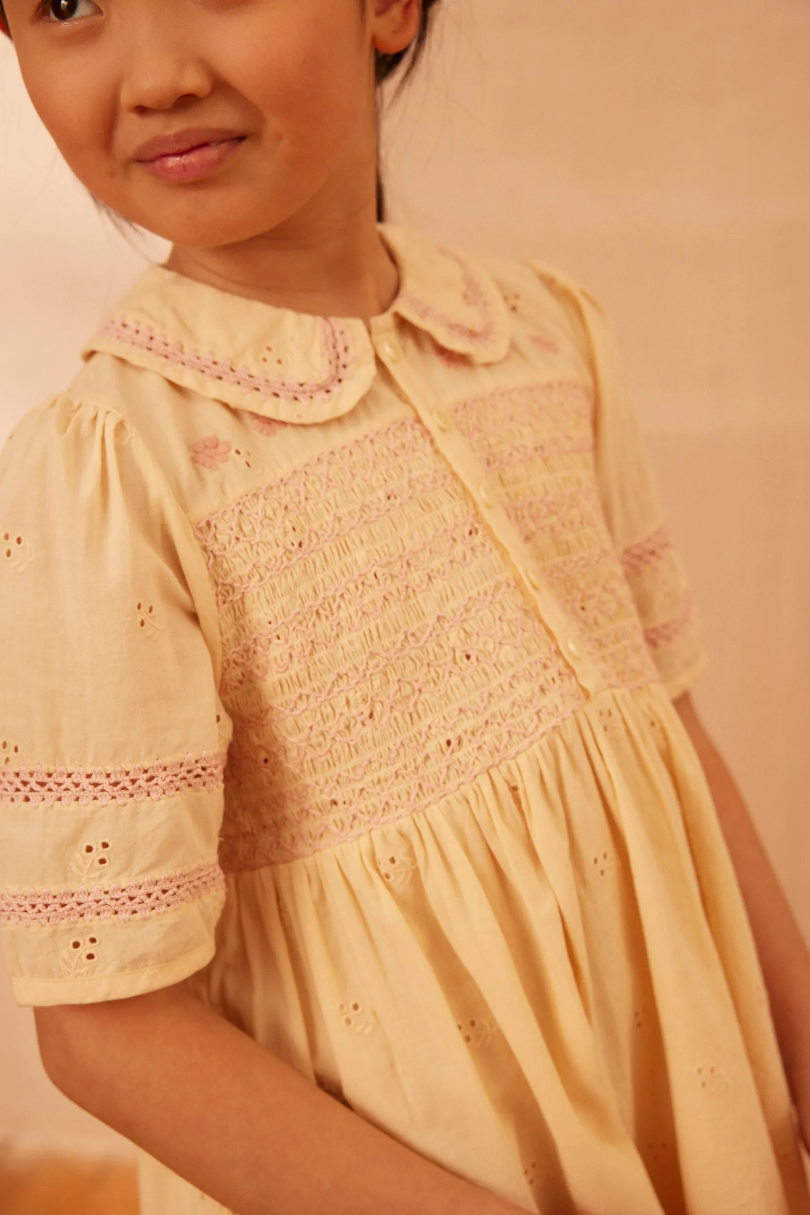 Lucie Dress, Milk Broderie