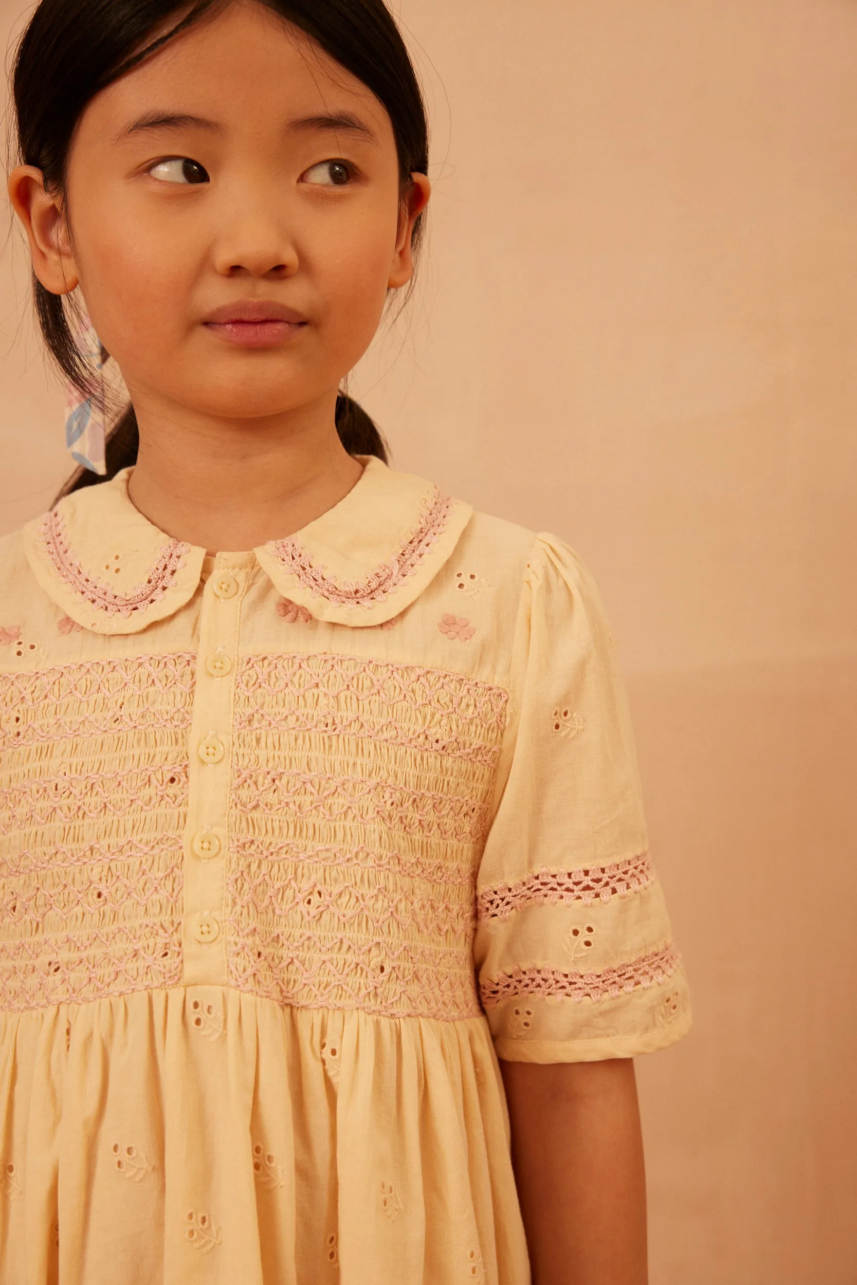 Lucie Dress, Milk Broderie