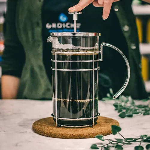 MADRID Chrome French Press Coffee Maker, 51 fl. oz / 1500mL