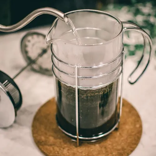 MADRID Chrome French Press Coffee Maker, 51 fl. oz / 1500mL