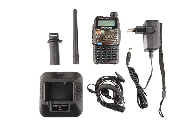 Manual Dual Band Baofeng UV-5RA Radio - Short Battery (VHF / UHF)