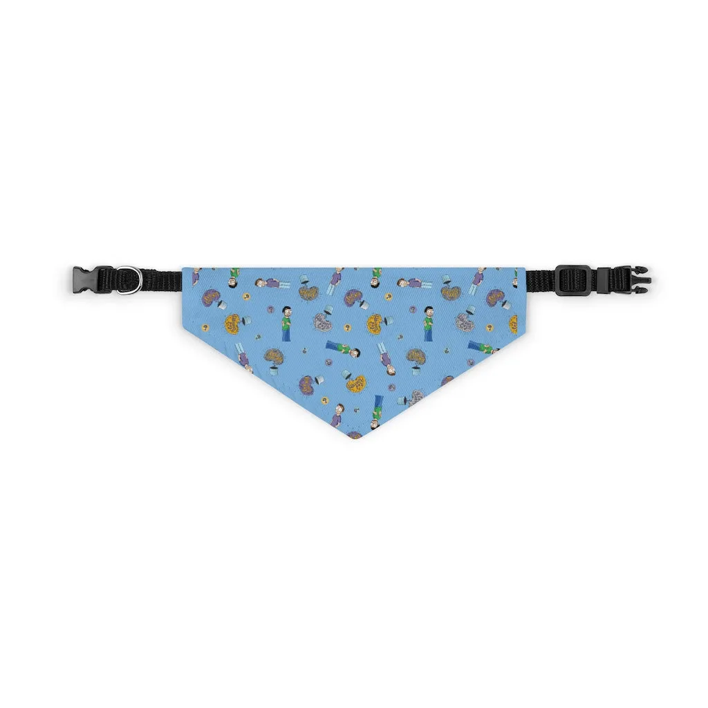 Pod Therapy BLUE Pet Bandana Collar