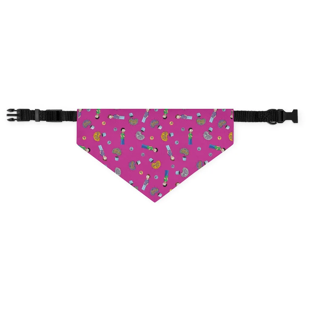 Pod Therapy PINK Pet Bandana Collar