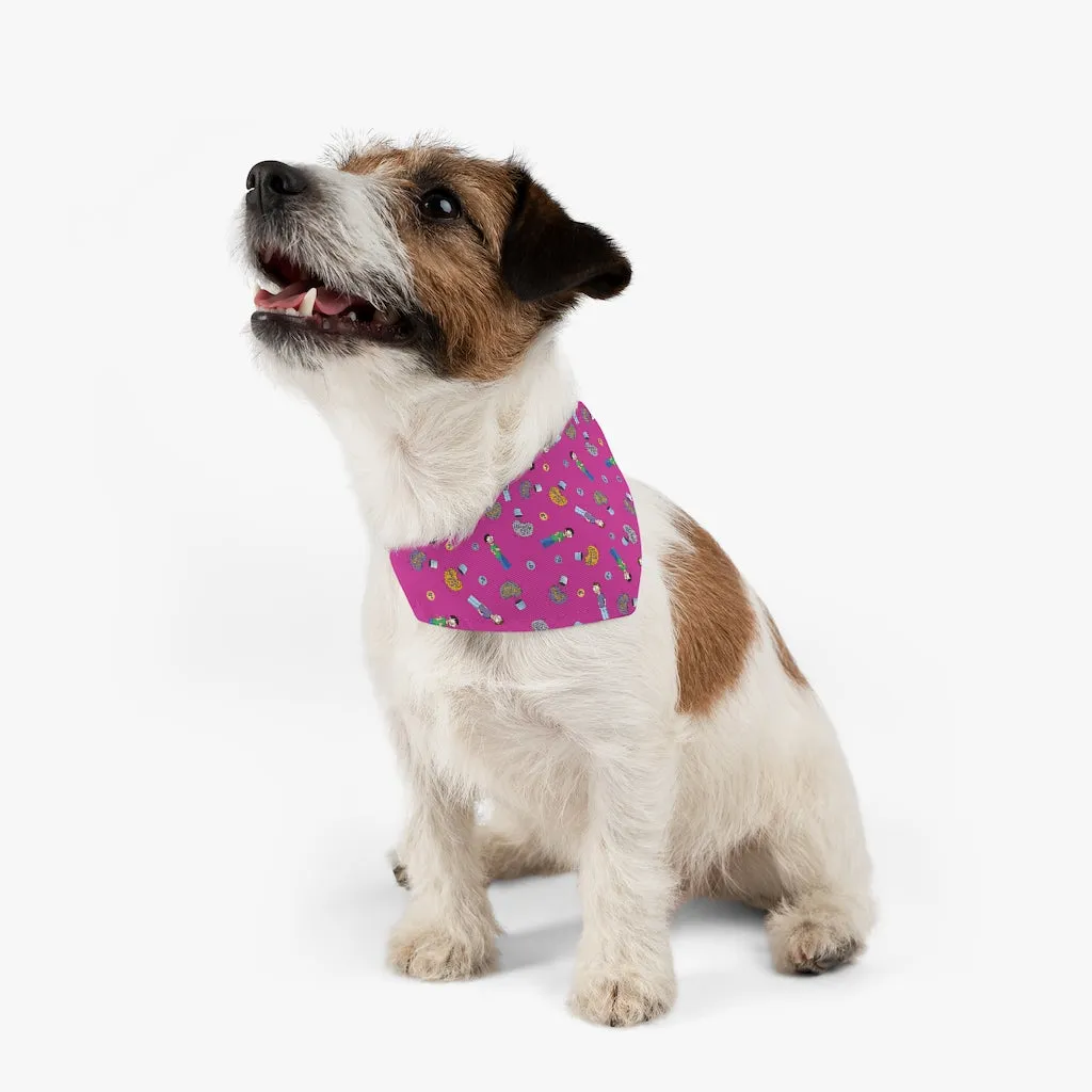 Pod Therapy PINK Pet Bandana Collar