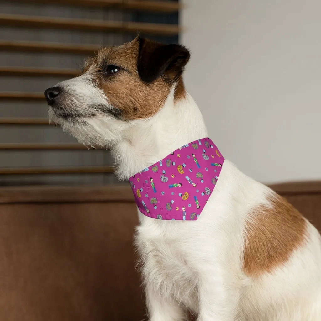 Pod Therapy PINK Pet Bandana Collar