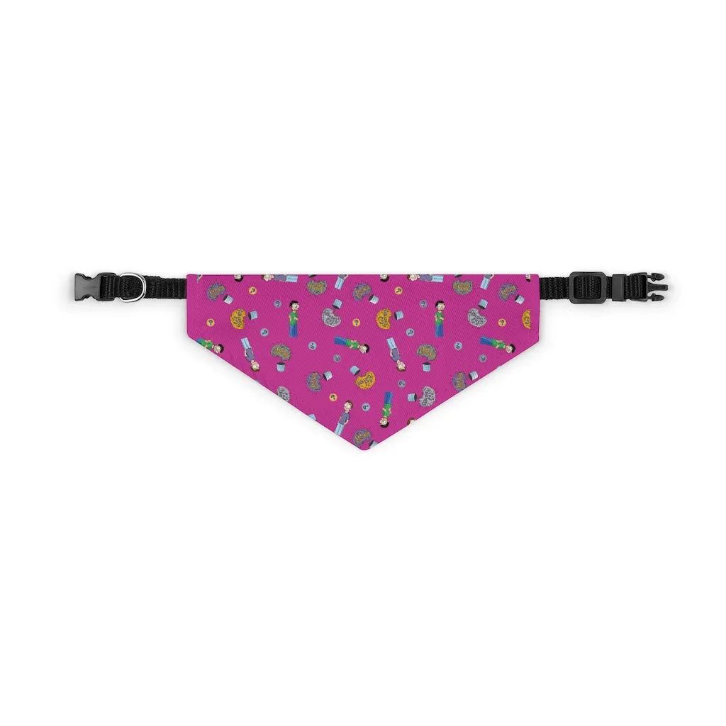 Pod Therapy PINK Pet Bandana Collar