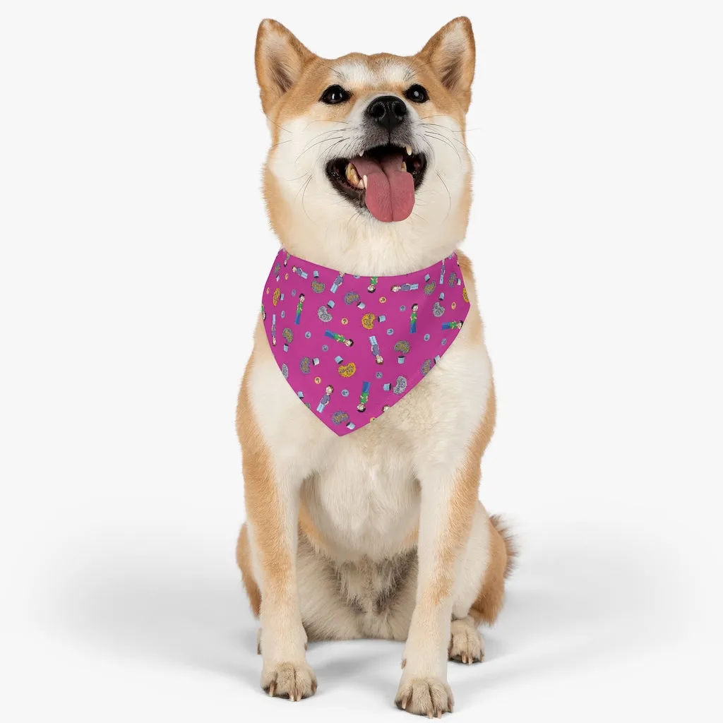Pod Therapy PINK Pet Bandana Collar