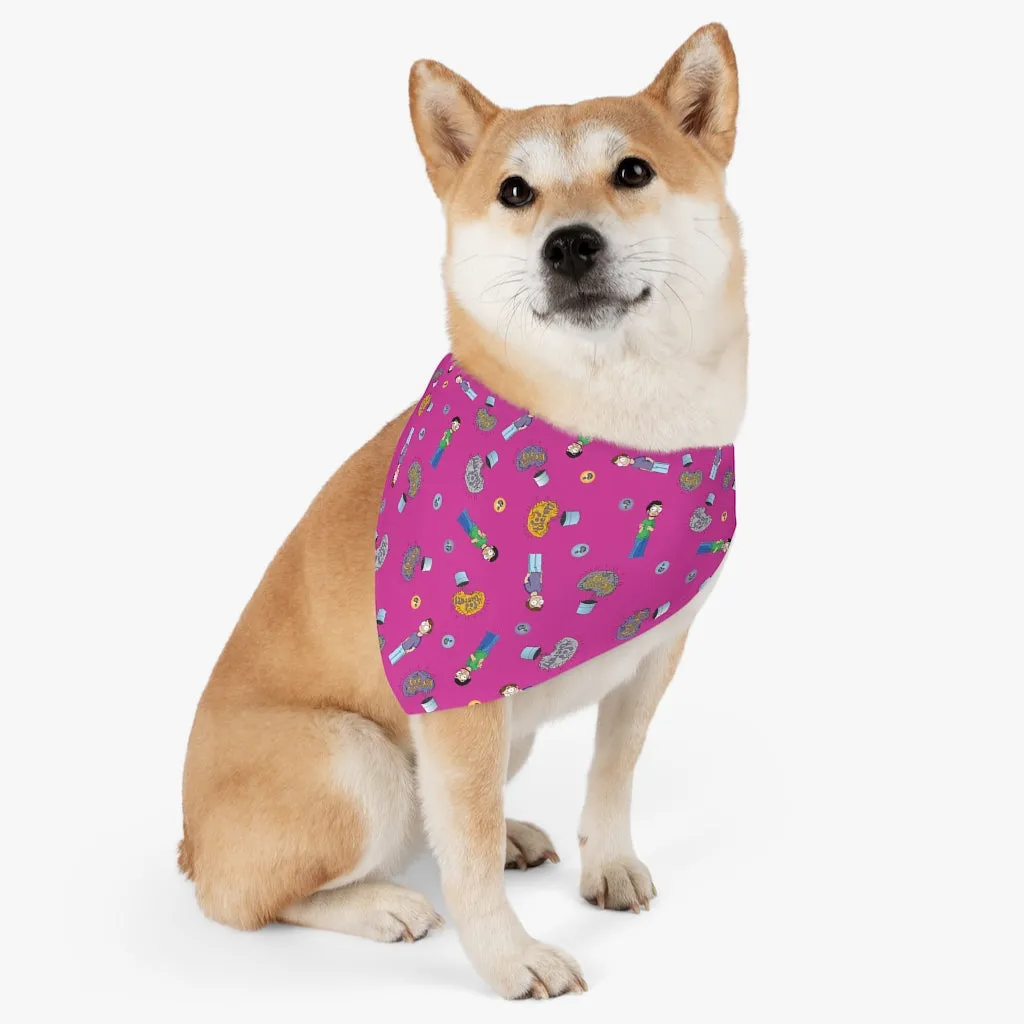 Pod Therapy PINK Pet Bandana Collar