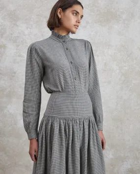 Poppy - Woven Check Blouse