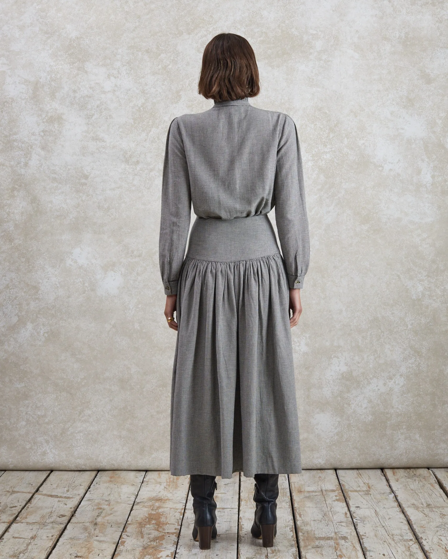 Poppy - Woven Check Blouse