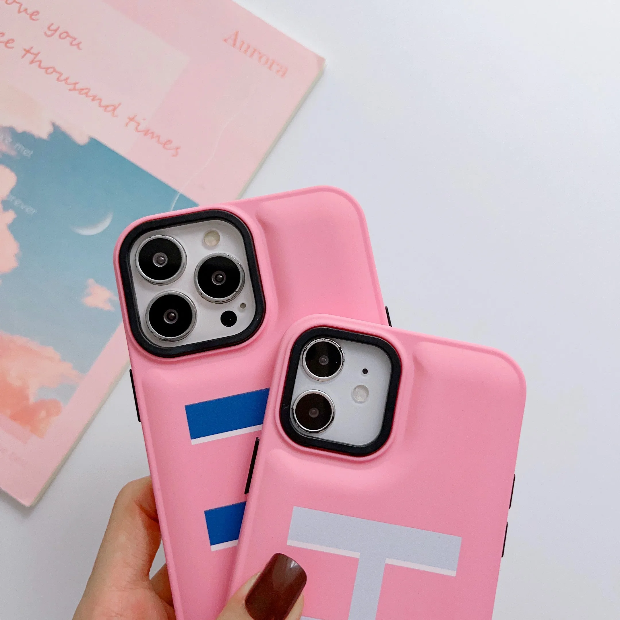 Puffer Silicon iPhone Customised Case  ( Pink )
