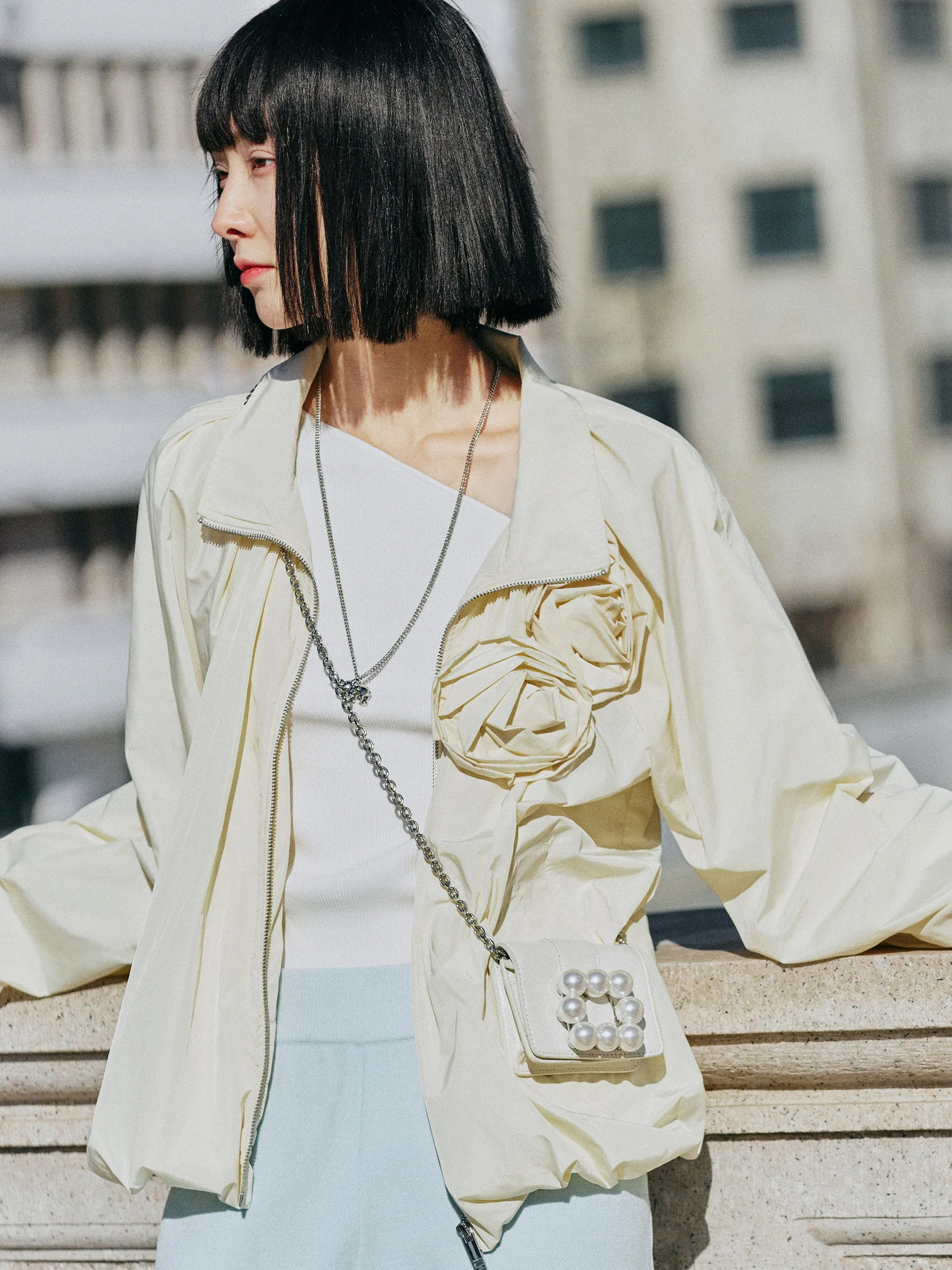 Rosebud Cropped Coat