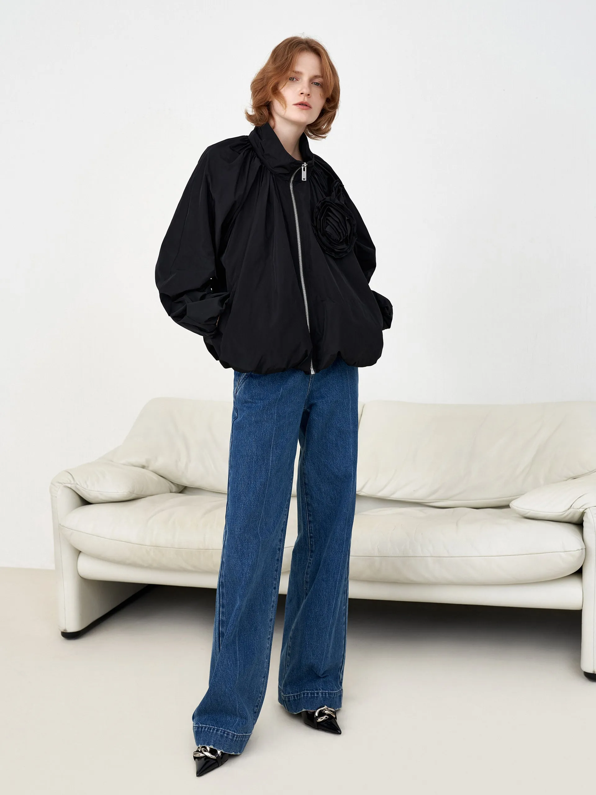 Rosebud Cropped Coat