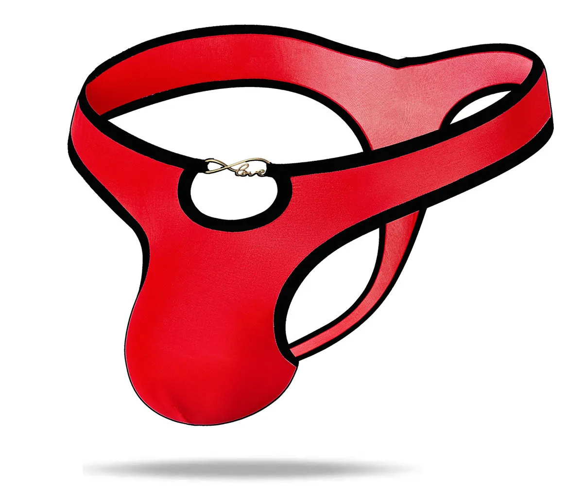 Sexy Front Open Men's Thong