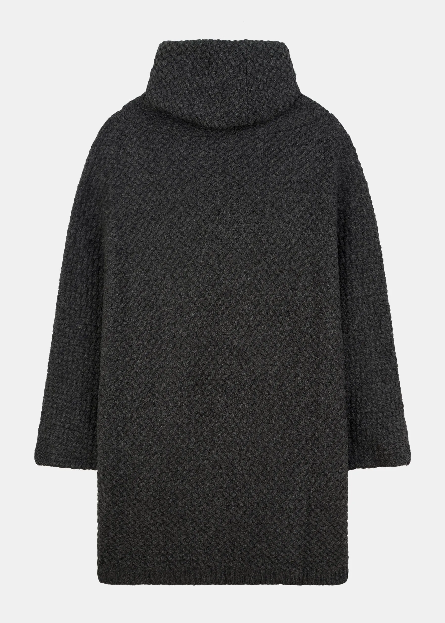Strick-Poncho MUUS Anthracite