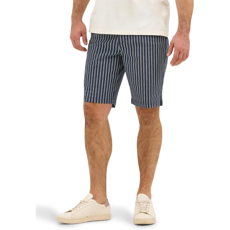 Striped Casual Flat Front Shorts