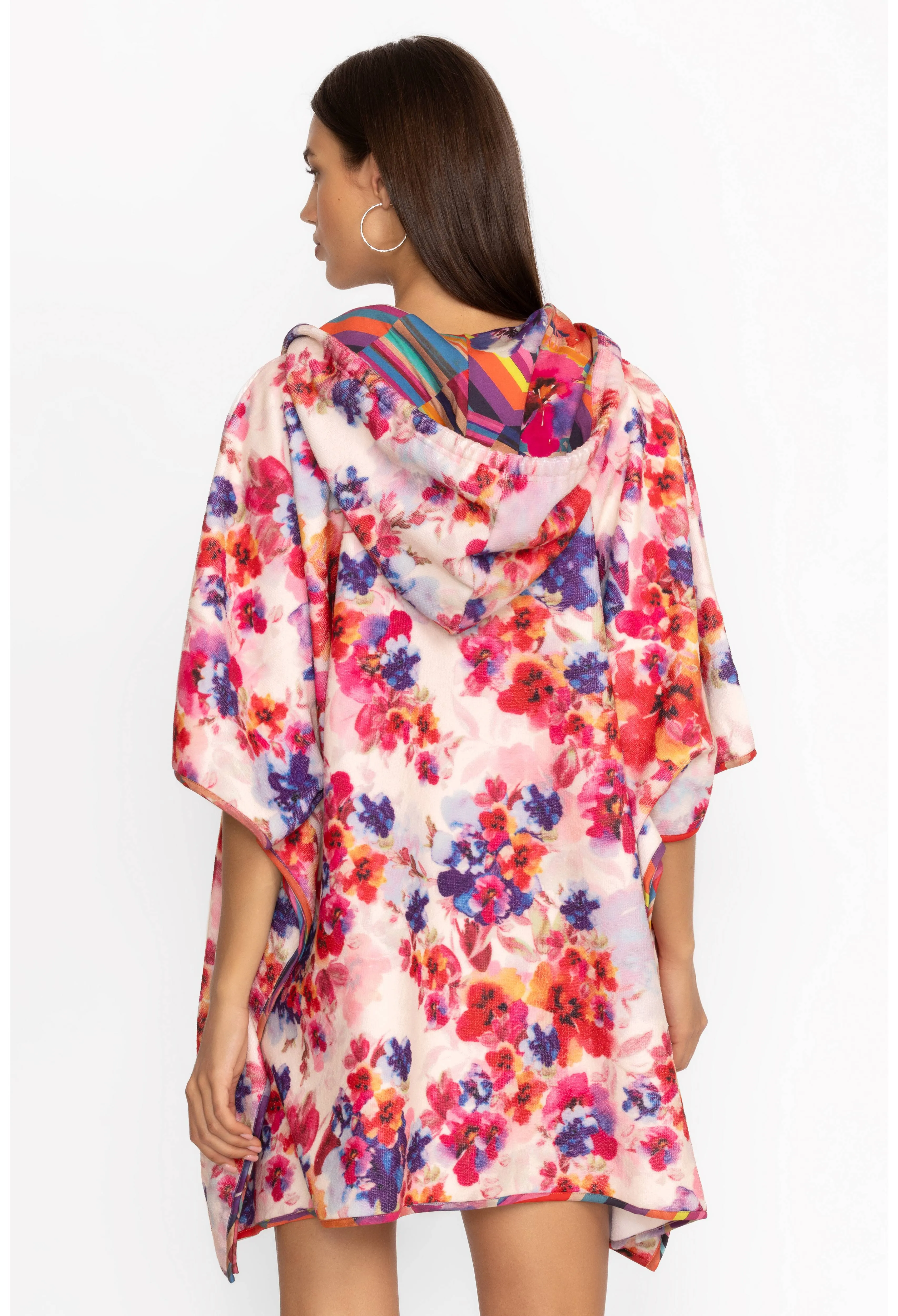 Summer Days Terry Poncho Hoodie