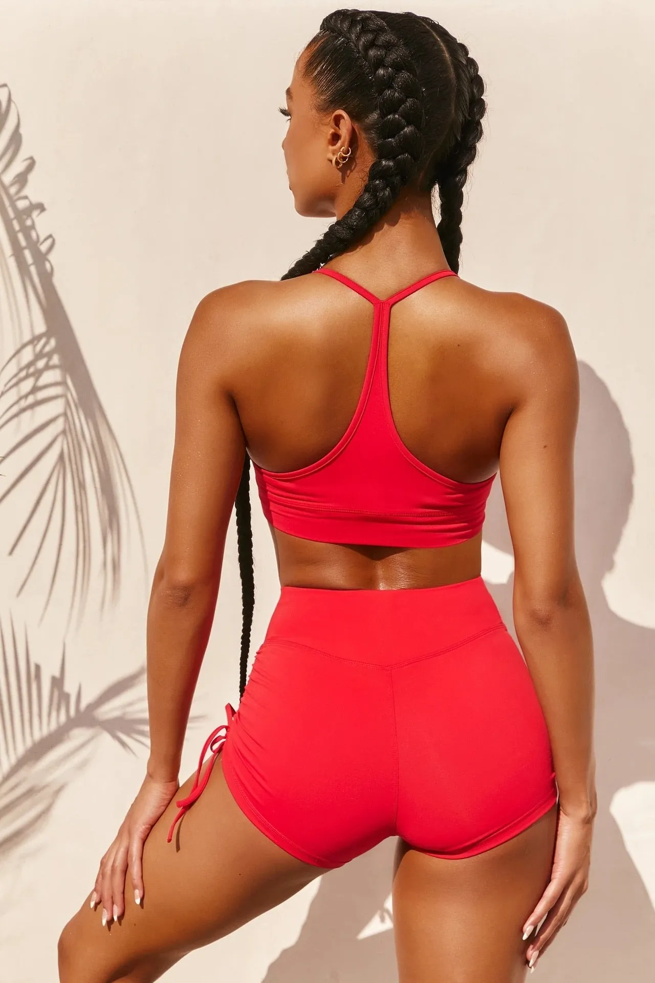 Summer Solid Womens 2 Piece Outfits Tracksuits Spaghetti strap Backless Two Piece Set Crop Tops Sport Pants Sets