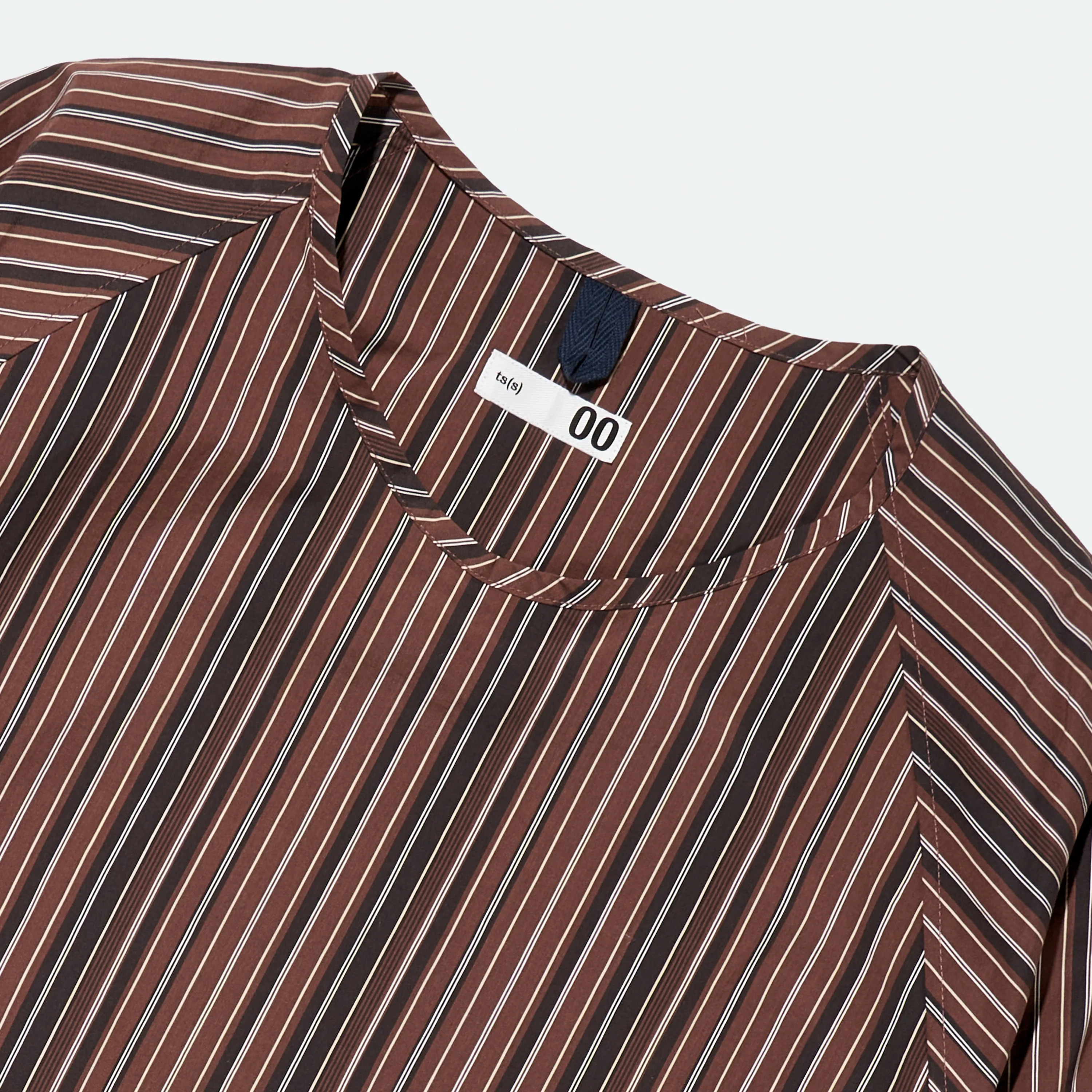 ts(s) - Multi Stripe Pullover Jacket Brown