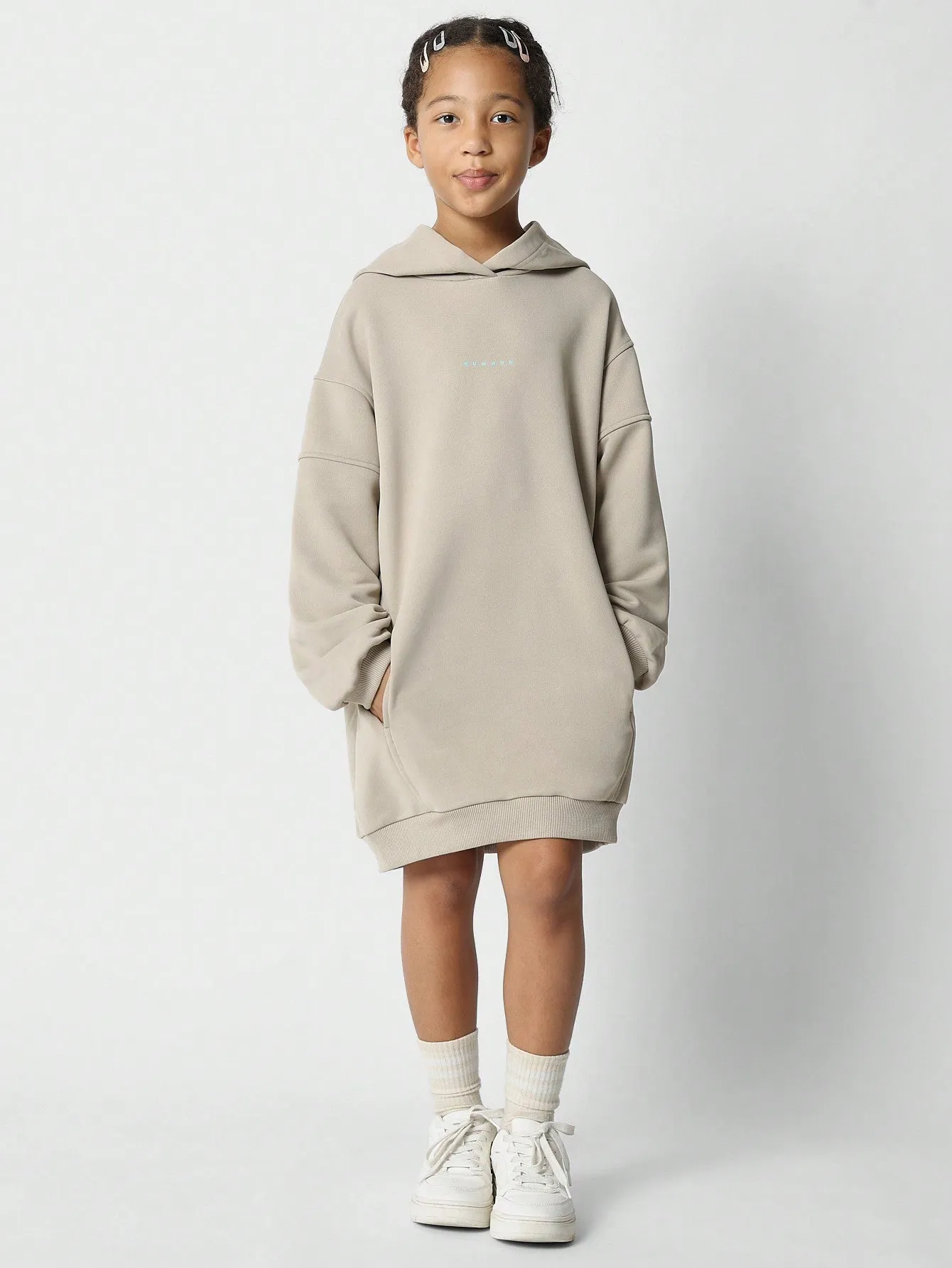 Tween Girls Overhead Hoodie Dress