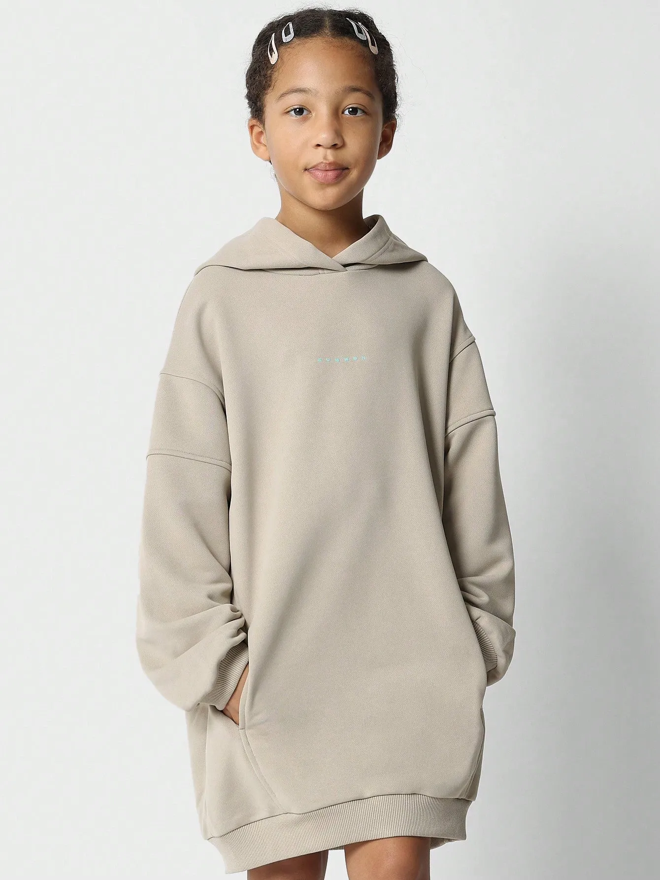 Tween Girls Overhead Hoodie Dress